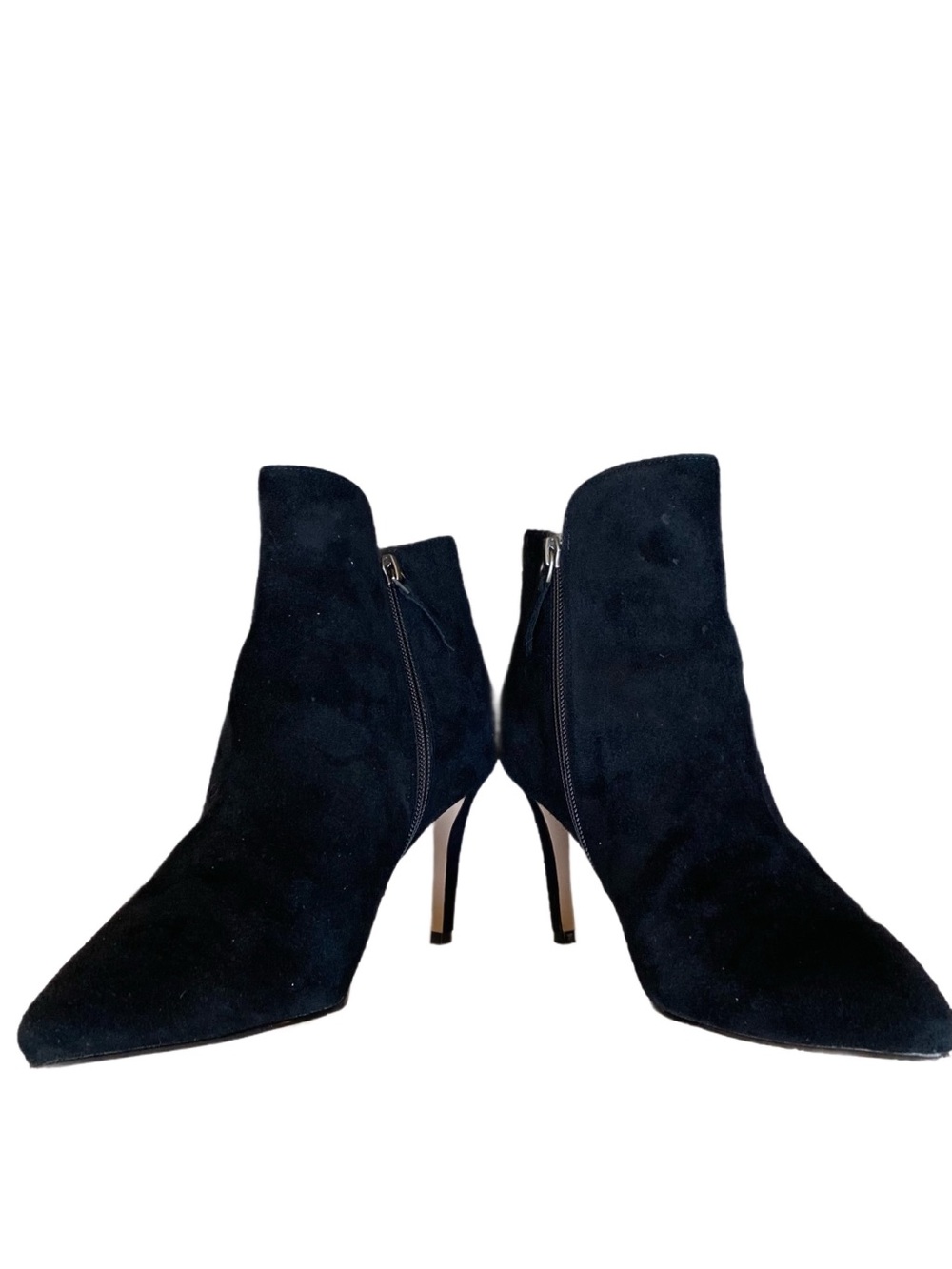 Halogen Ankle Boots Black Suede Size 9 EUC